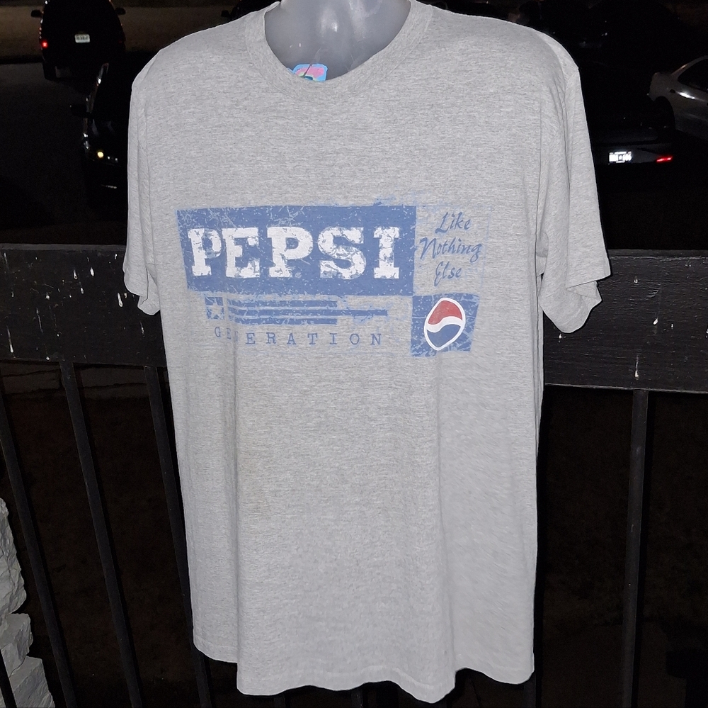 Vintage Single Stitch PEPSI Generation Like Nothing Else T Shirt Size L/XL